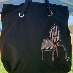 Victoria's Secret Black Graphic Tote